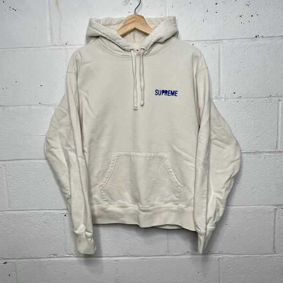 Supreme Restless Youth Hooded Sweatshirt “Natural” SS20 - Picture 1 of 11